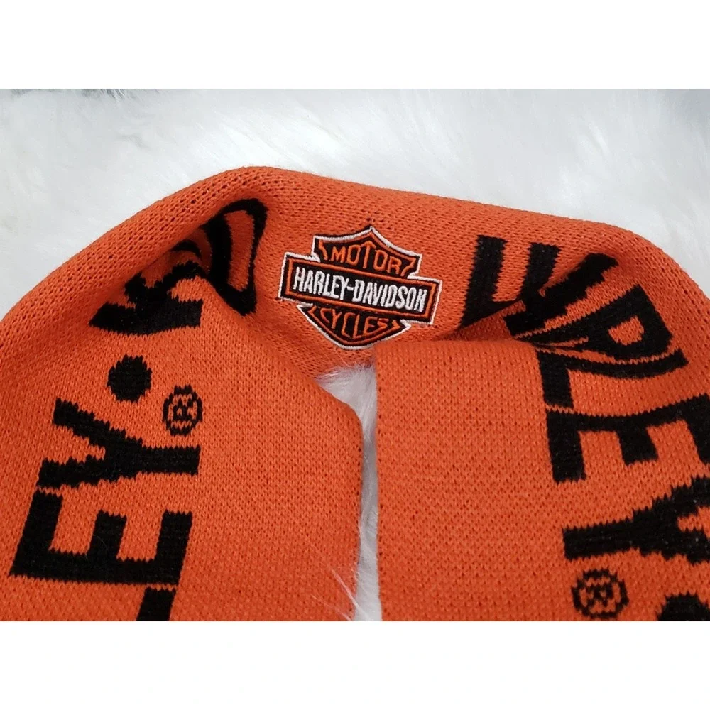 NEW YOUTH KIDS BOYS GIRLS Harley Davidson Knit Winter Scarf Gift